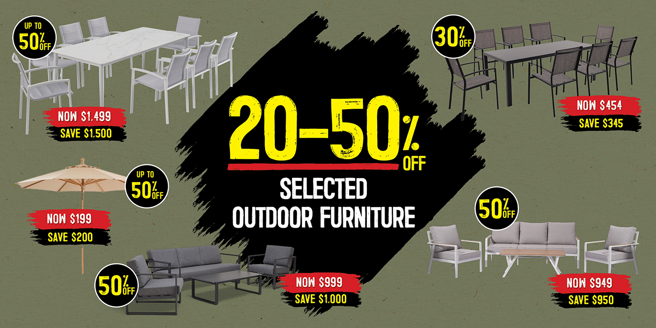20-50% Off Selected Outdoor Furniture | Shop Now